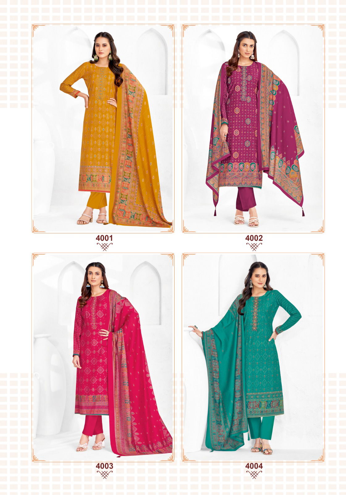 Pushpa Vol 4 By Suryajyoti Discharge Printed Modal Dress Material Wholesale Shop In Surat
